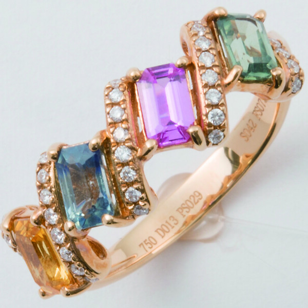 K18サファイヤ1.46ct　　リング